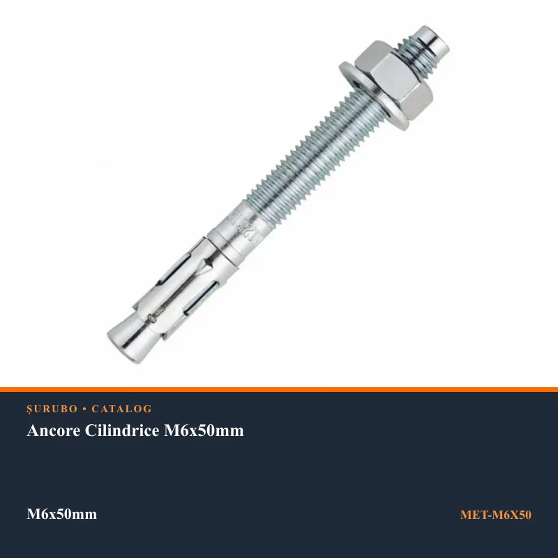 Ancore Cilindrice M6x50mm